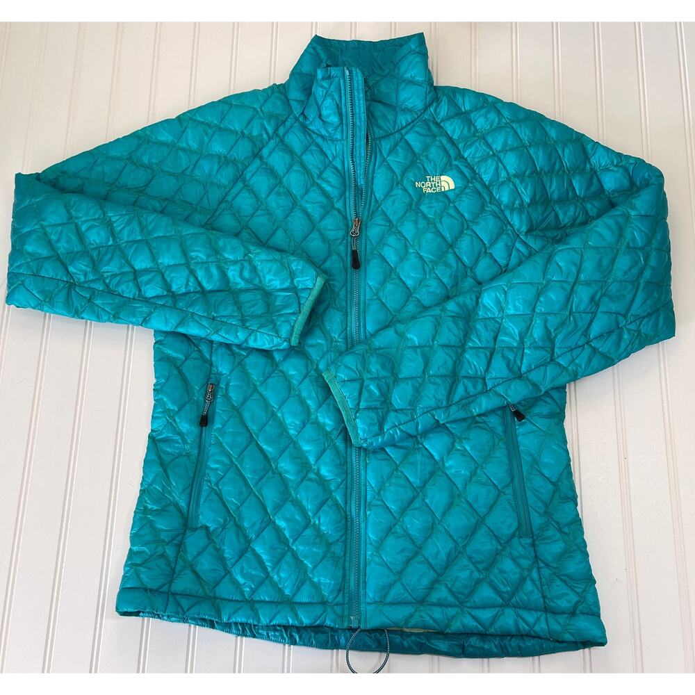 The North Face Thermoball Full Zip Jacket Travel Outdoors Hike Camp Women Medium